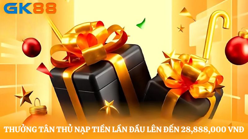 khuyến mãi thành viên mới GK88 nạp tiền lần đầu