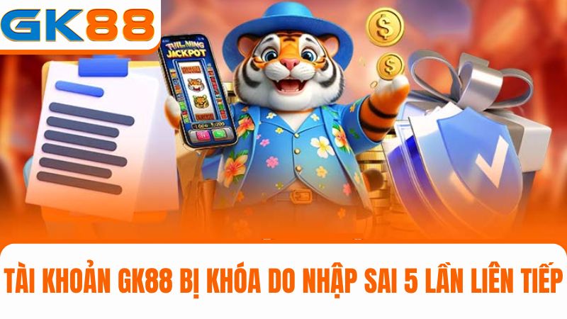 tài khoản GK88 bị khóa do nhập sai quá số lần quy định